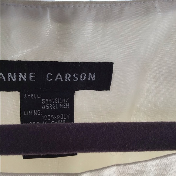 Blouse new never worn 55% silk 45% linen - Picture 12 of 14